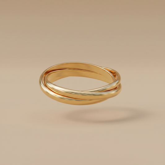 Asea Kindred Trio Ring — front view