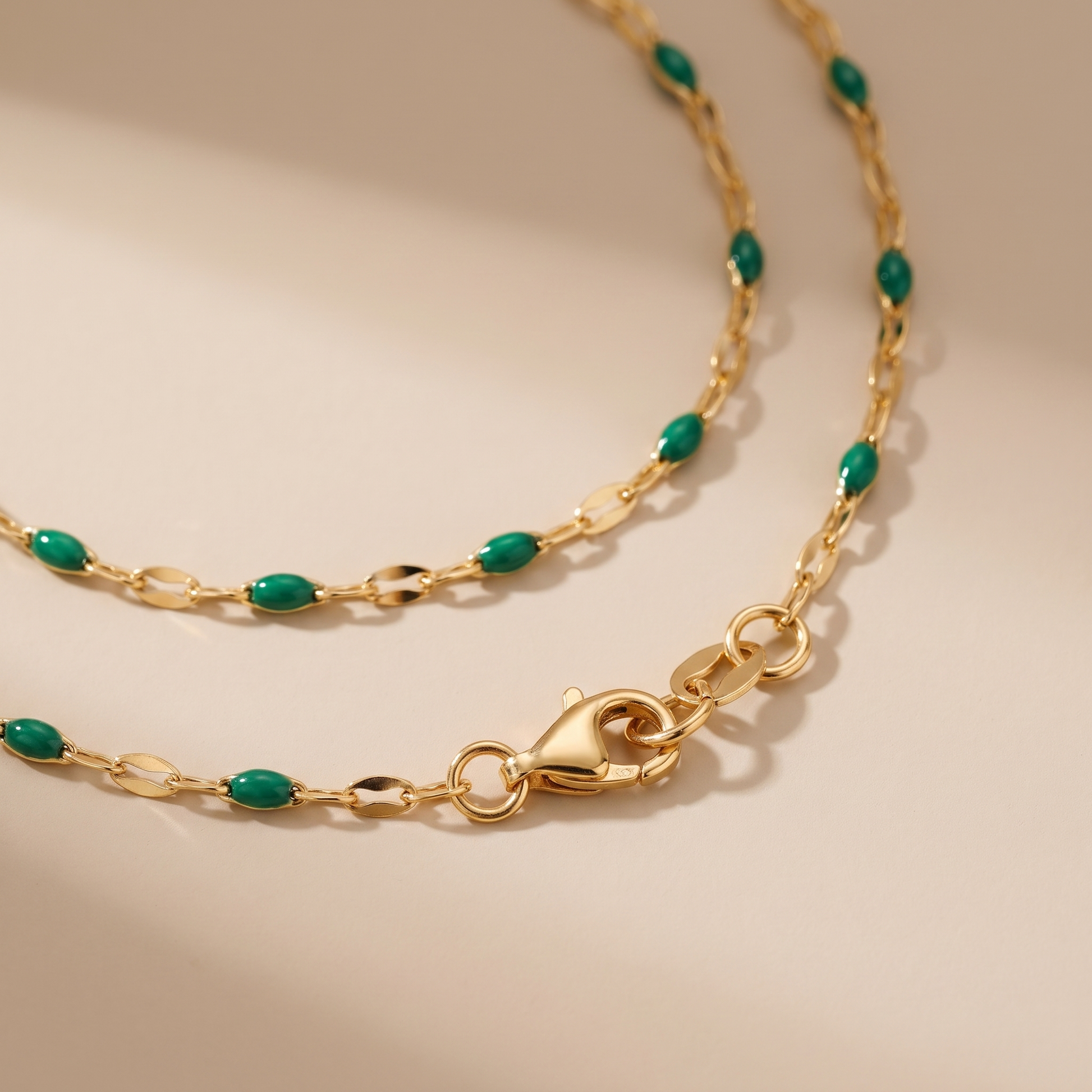 Asea Emerald Coast Enamel Choker — close-up detail