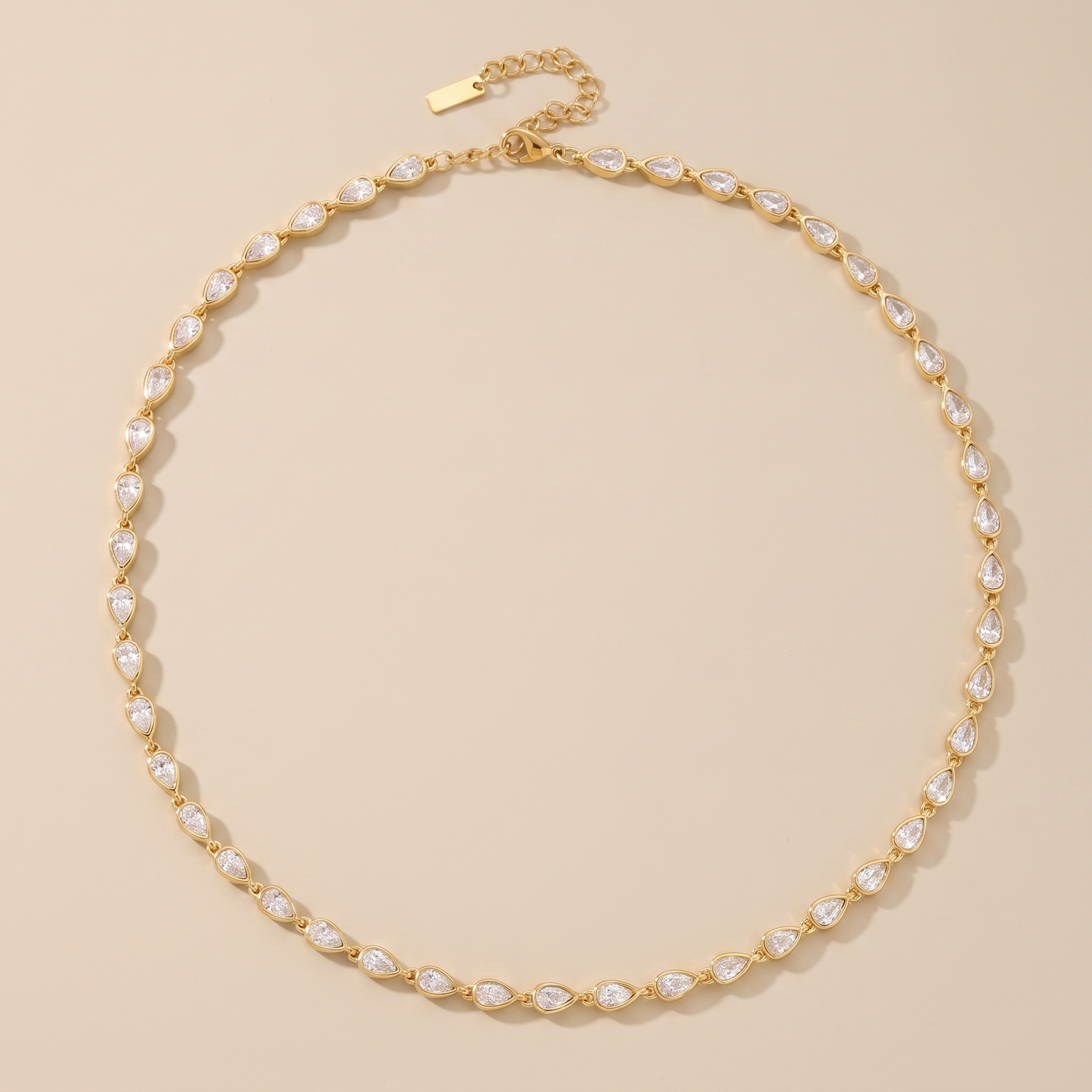Asea Solara Zircon Necklace — front view