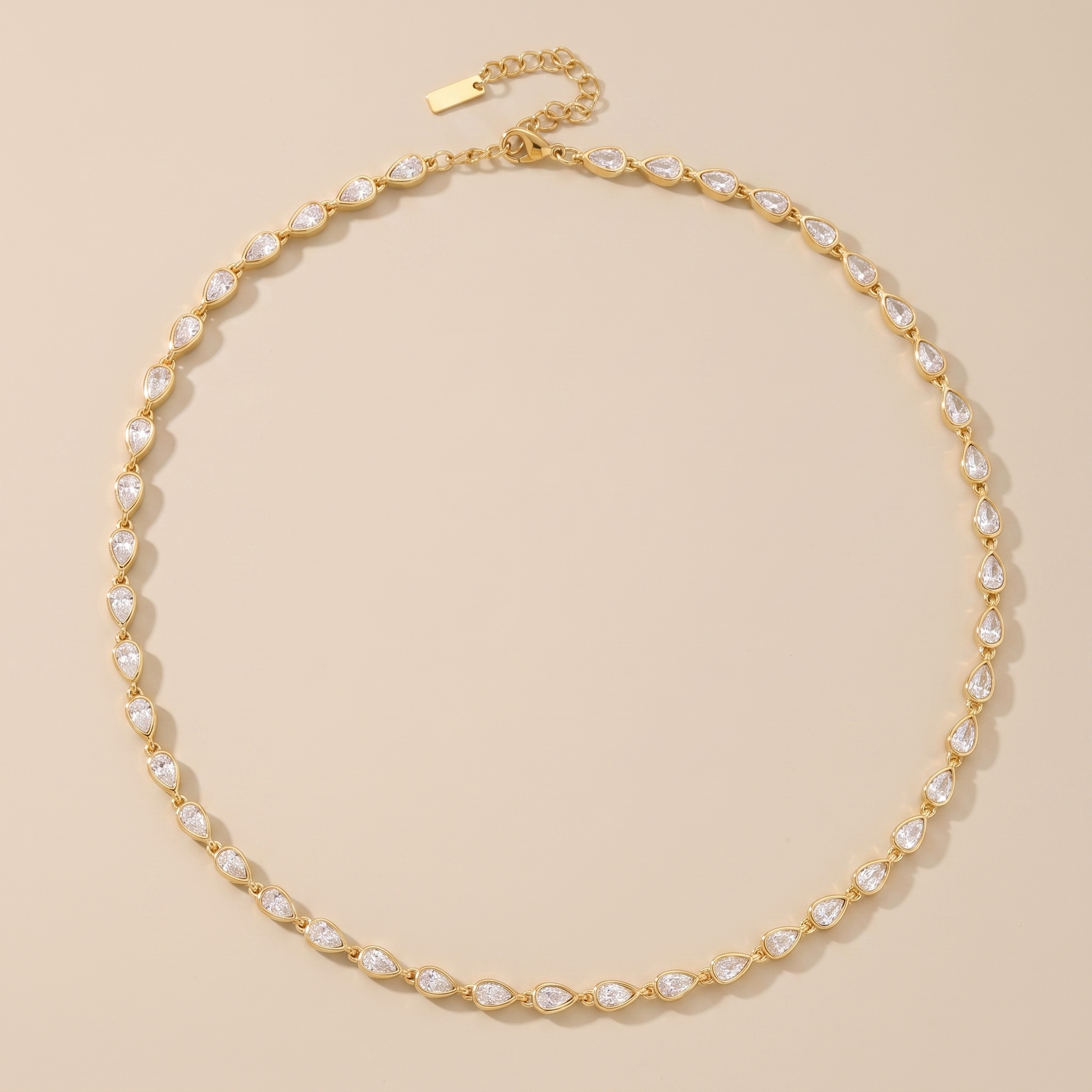 Asea Solara Zircon Necklace — front view