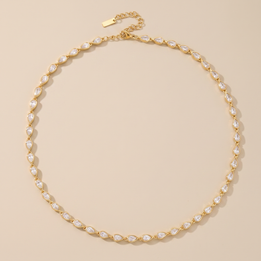 Asea Solara Zircon Necklace — front view