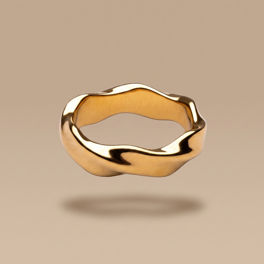 Asea Sandbar Band Ring — front view
