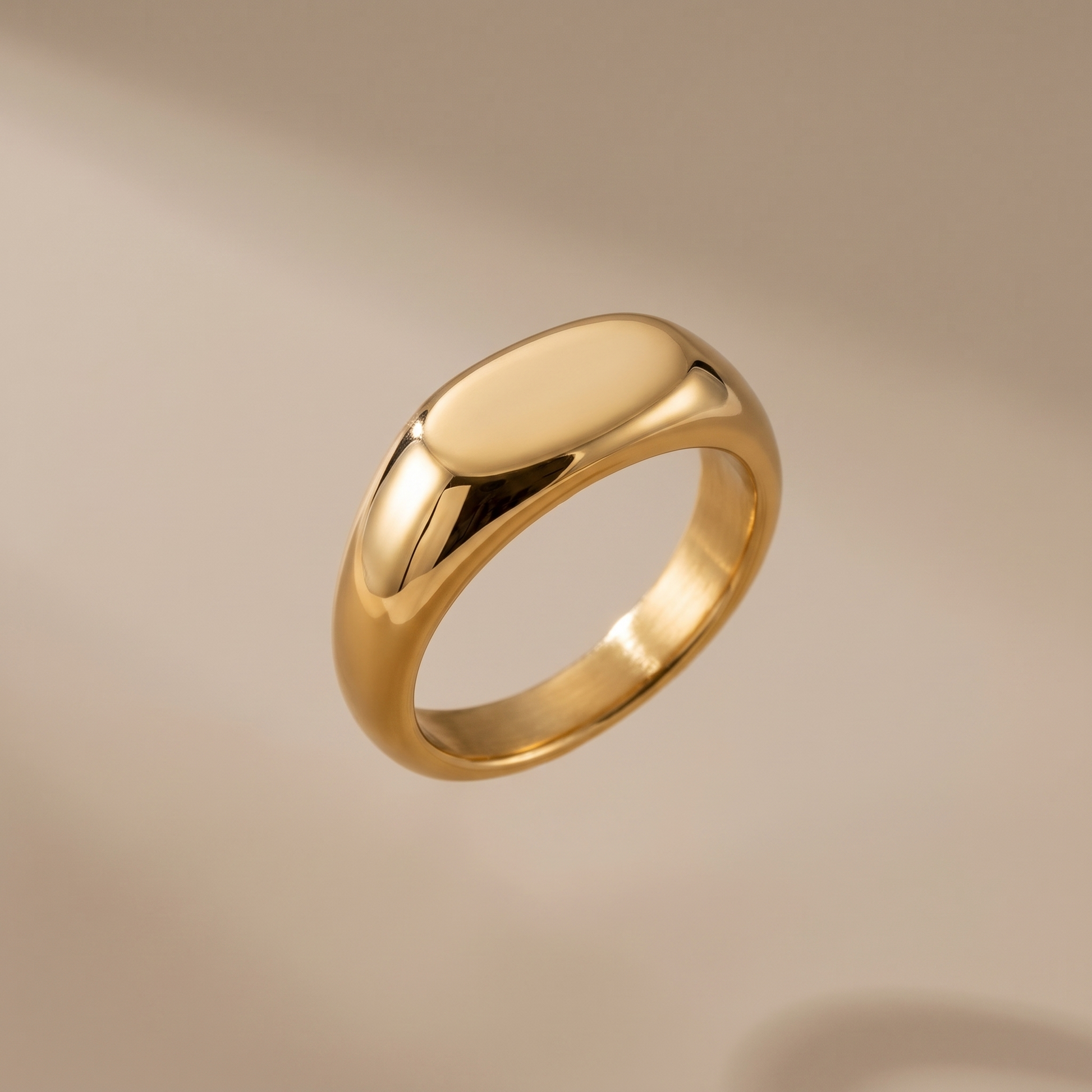 Asea Daily Signet Ring — front view