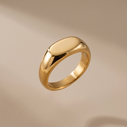 Asea Daily Signet Ring — front view