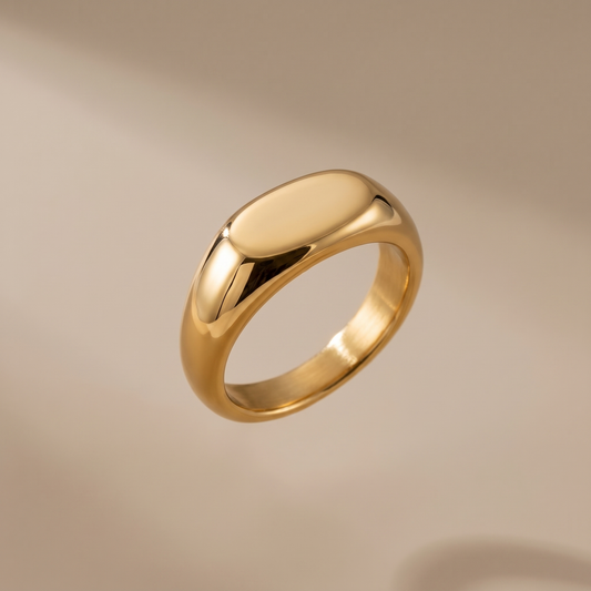 Asea Daily Signet Ring — front view