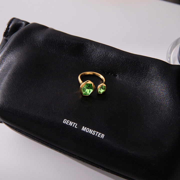 Marea Paired Bezel Cuff Ring