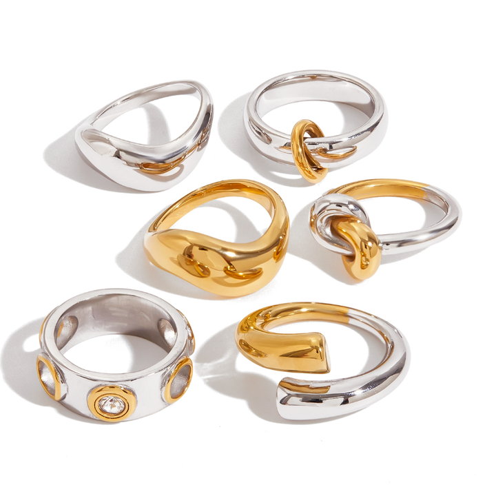 Marea Arched Polished Band Ring