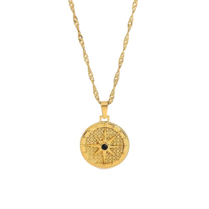 Marea Wayfinder Disc Necklace