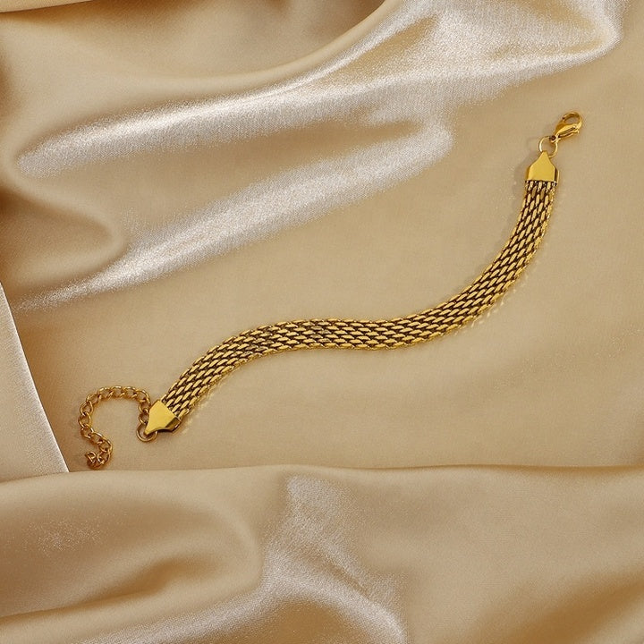 Sirocco Flat Milanese Band Bracelet