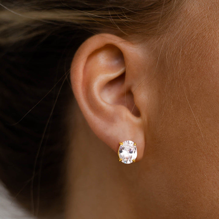 Tideline Faceted Stud Earrings