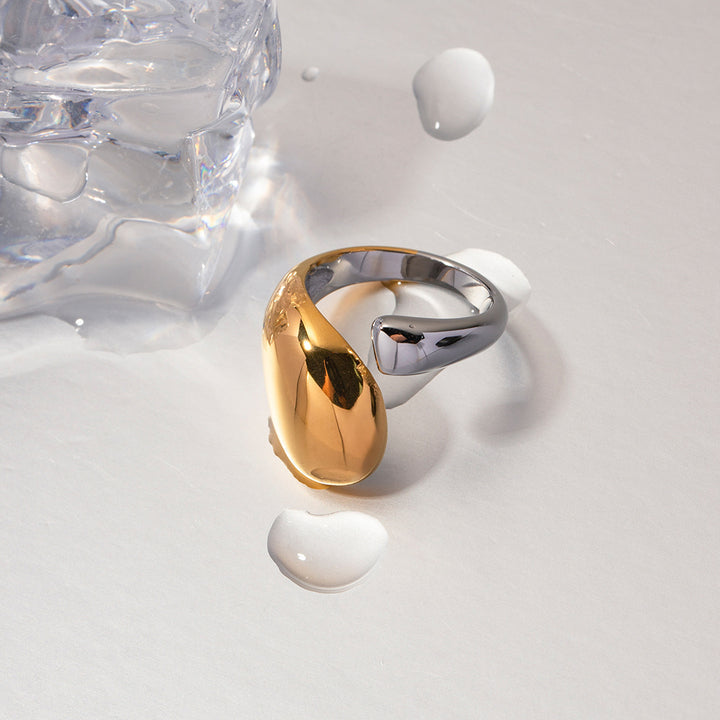 Caleta Mixed Metal Coil Ring