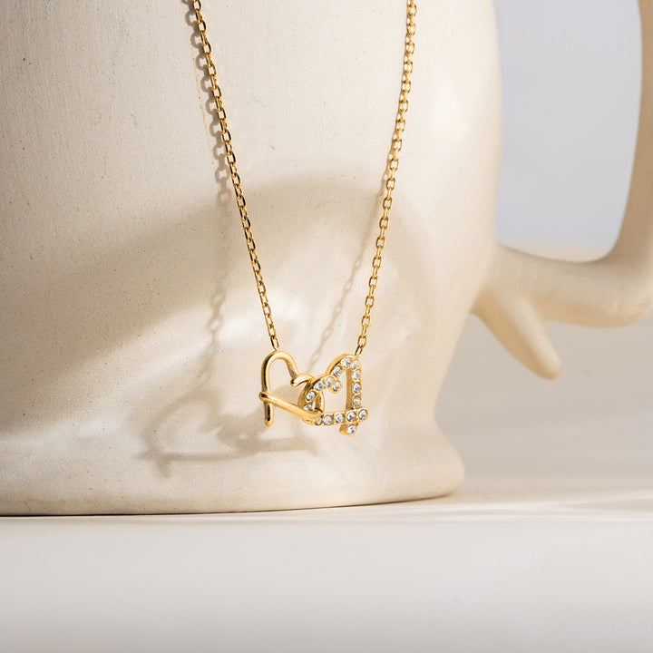 Marea Entwined Hearts Necklace