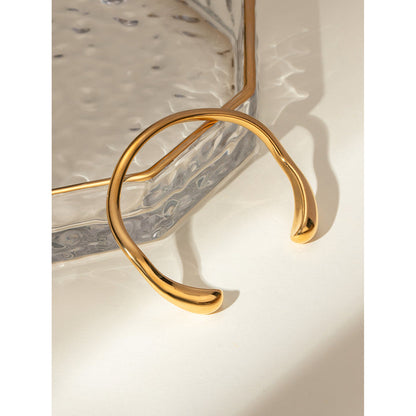 Marea Mirror-Polished Open Bracelet