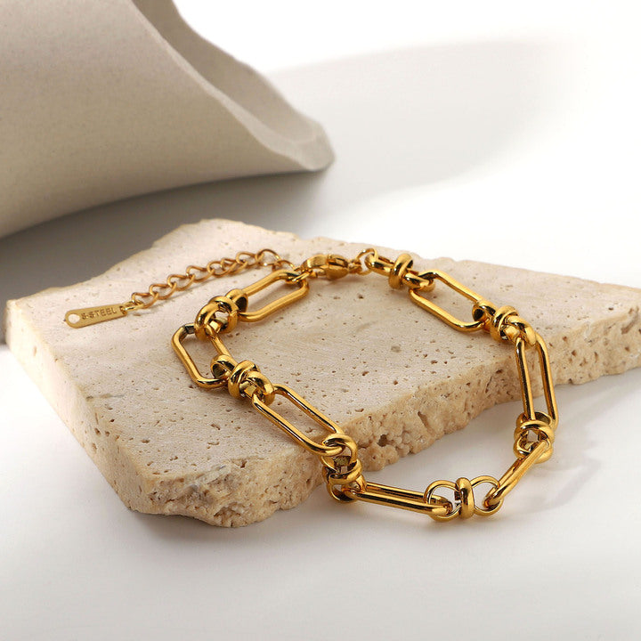 Calanque Bold Elongated Link Bracelet