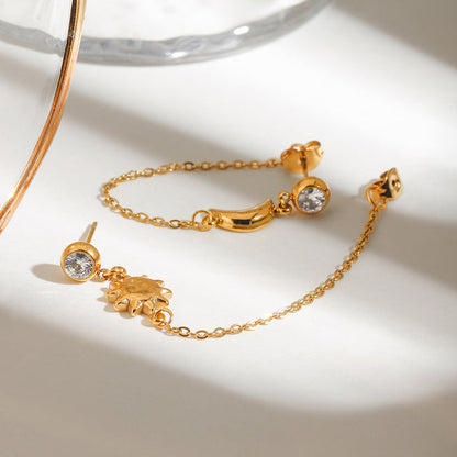 Marea Celestial Draped Earrings