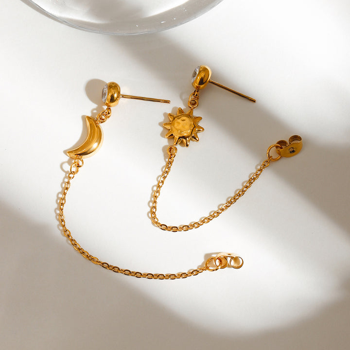 Marea Celestial Draped Earrings