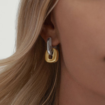 Marea Interlocking Chain Earrings