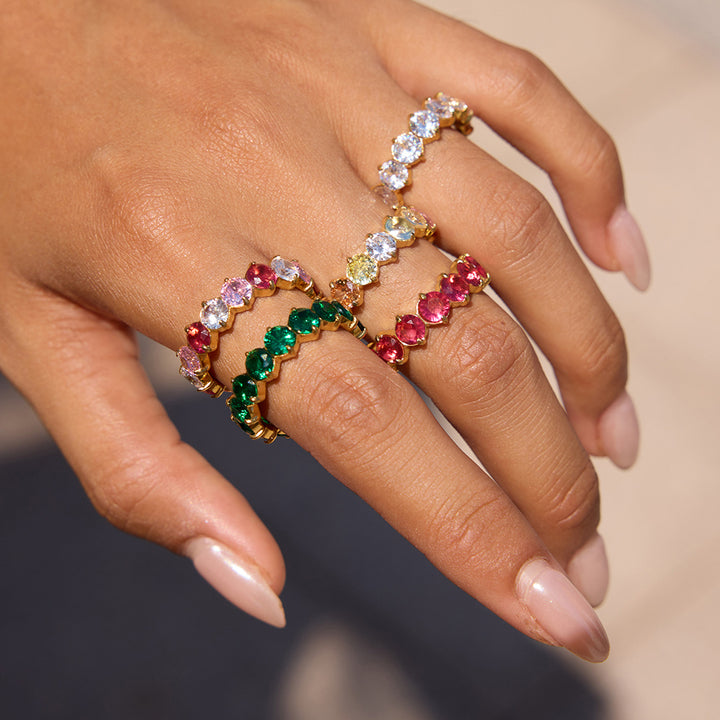 Ondine Framed Emerald-Cut Ring