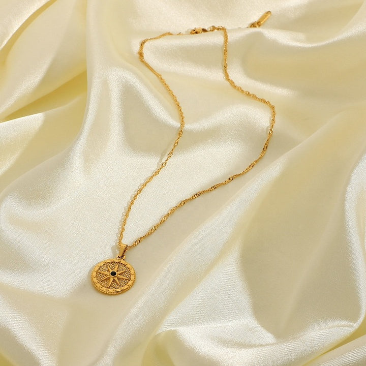 Marea Wayfinder Disc Necklace
