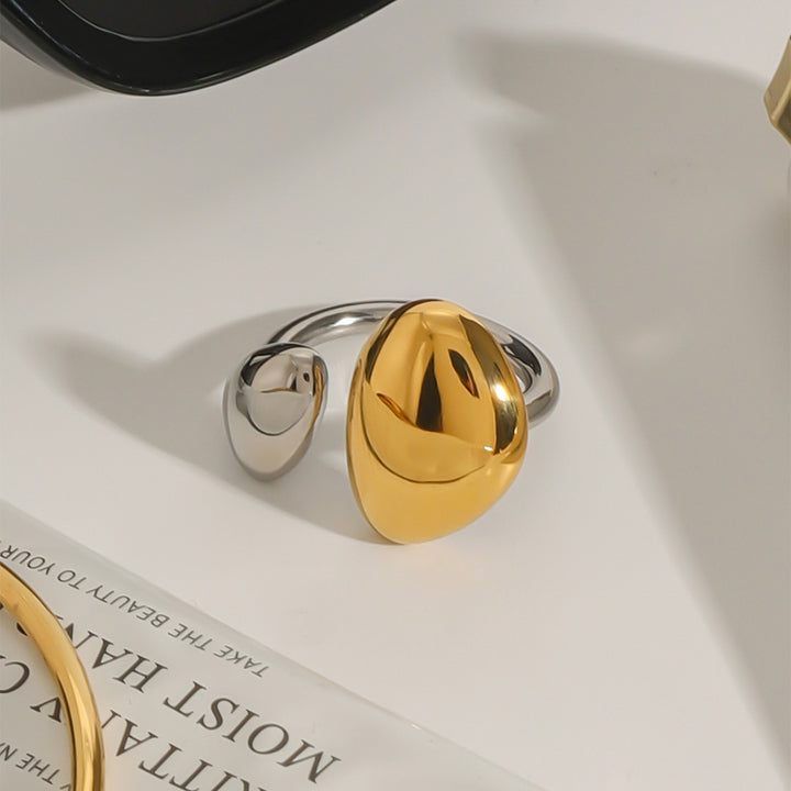Caleta Mixed Metal Coil Ring