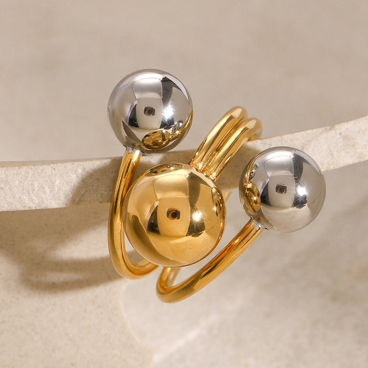 Marea Bicolour Orb Ring