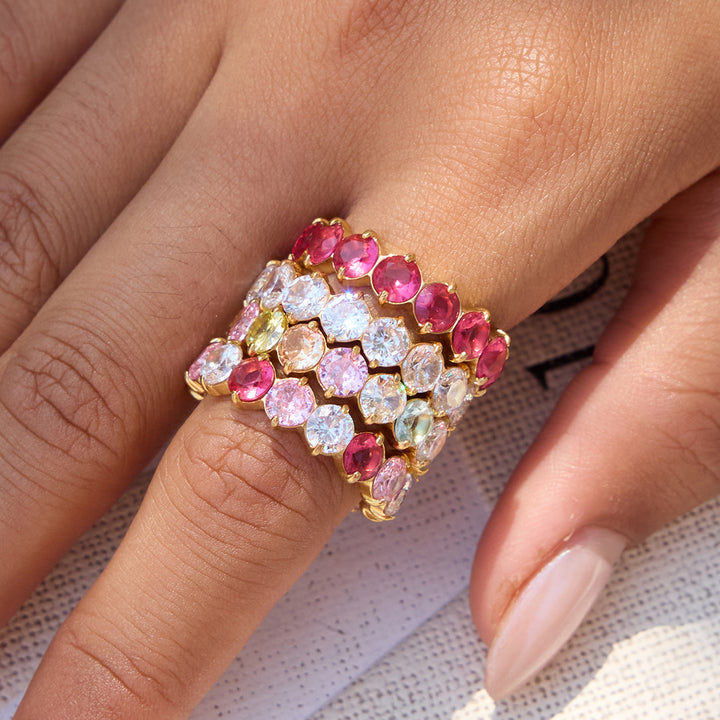 Ondine Framed Emerald-Cut Ring