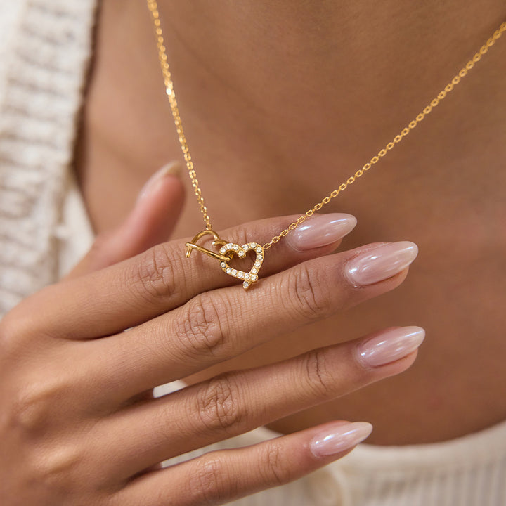 Marea Entwined Hearts Necklace