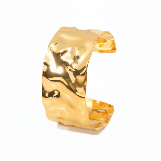 Solana Textured Open Band Bracelet