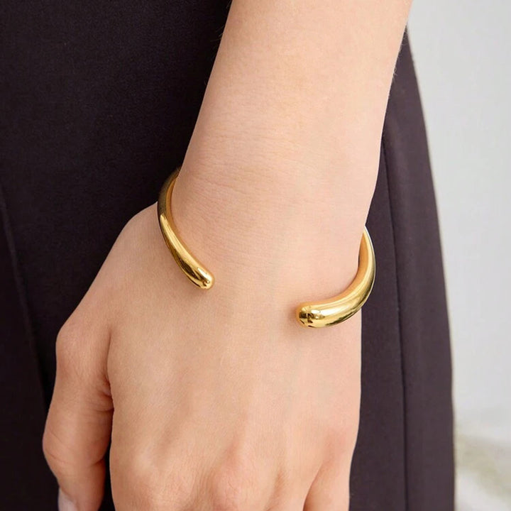 Marea Mirror-Polished Open Bracelet