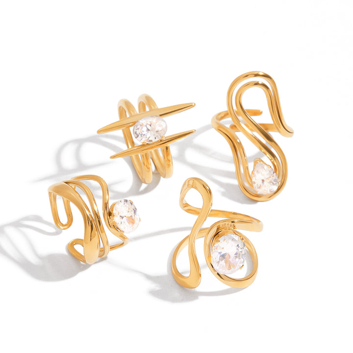 Calanque Ribbon Oval Ring