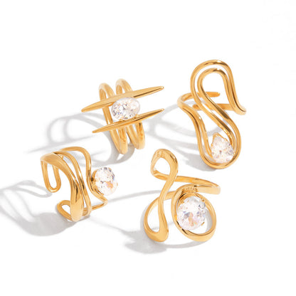 Calanque Ribbon Oval Ring