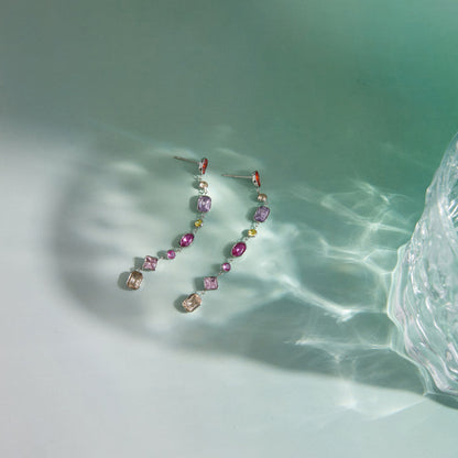 Marea Prismatic Cascade Earrings
