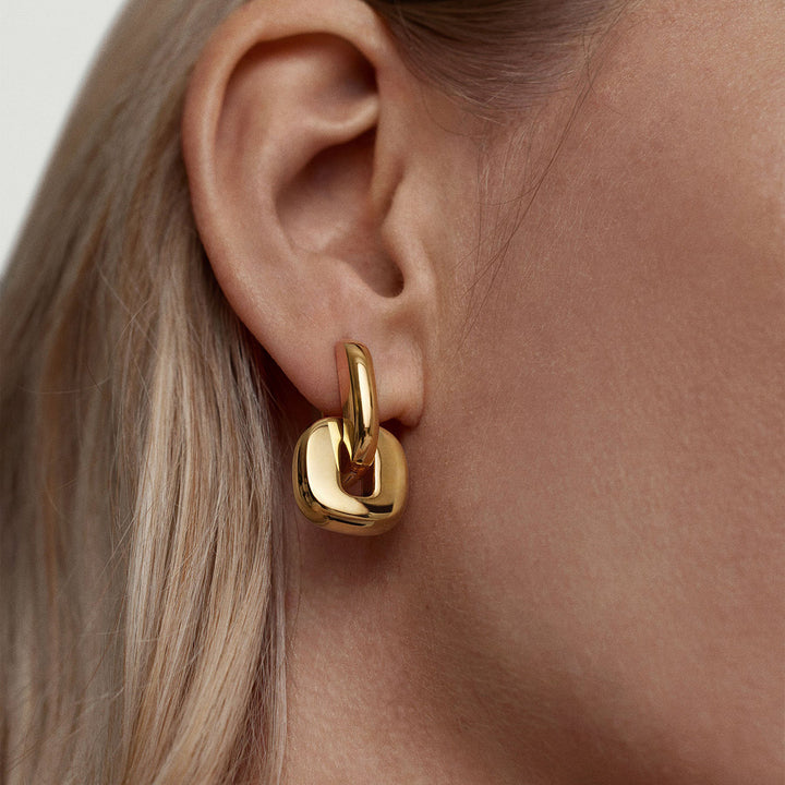 Marea Interlocking Chain Earrings