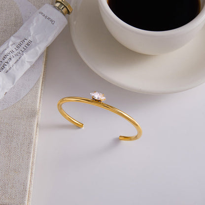 Marea Petal-Cut Open Bracelet