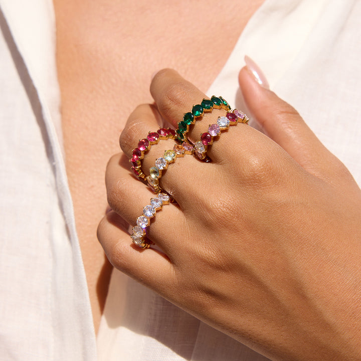 Ondine Framed Emerald-Cut Ring