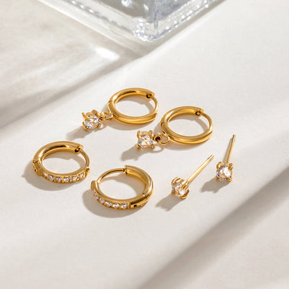 Salina Crystal Layering Earrings