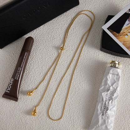 Marea Sliding Y-Drop Necklace
