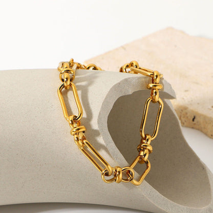 Calanque Bold Elongated Link Bracelet