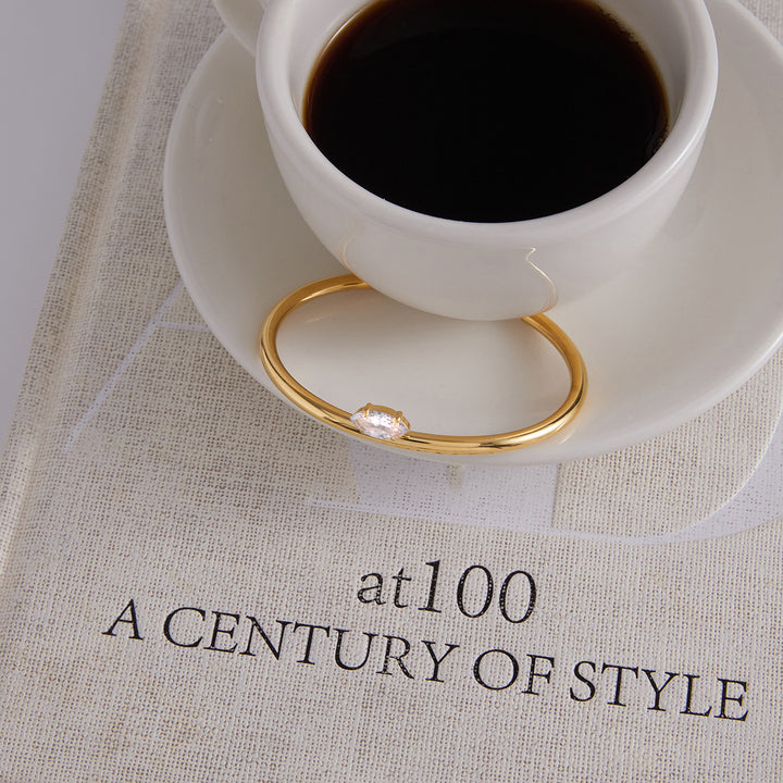 Marea Petal-Cut Open Bracelet
