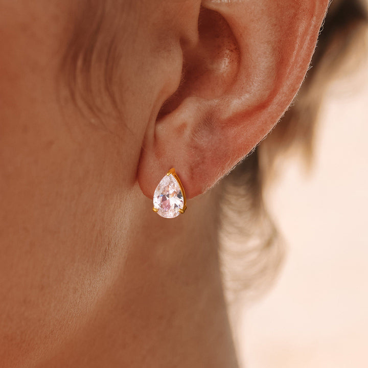 Tideline Faceted Stud Earrings
