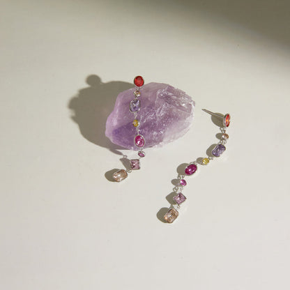 Marea Prismatic Cascade Earrings
