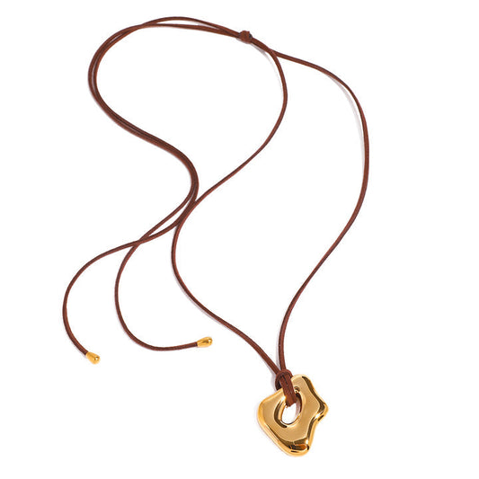 Marea Liquid Gloss Medallion Necklace