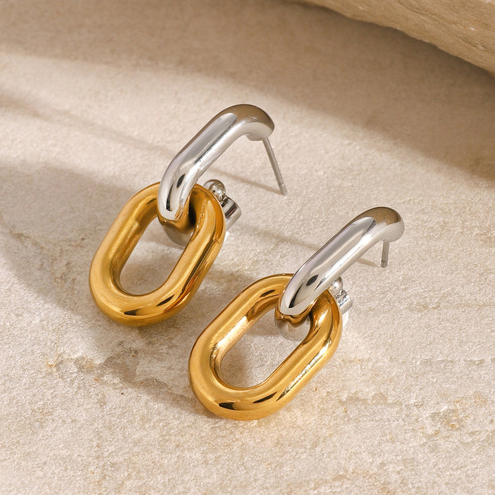 Marea Looped Oval Earrings