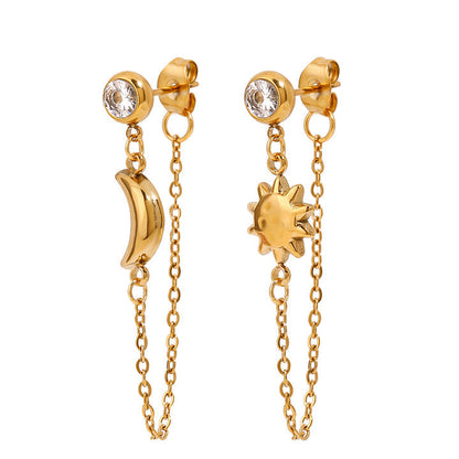 Marea Celestial Draped Earrings