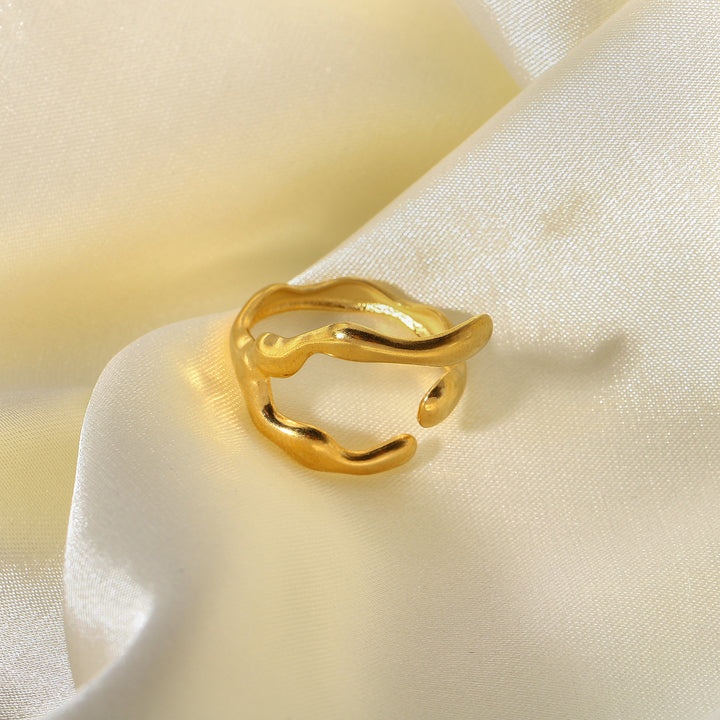 Calanque Molten Freeform Ring