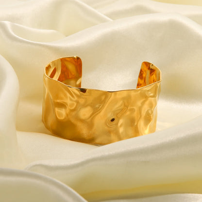 Solana Textured Open Band Bracelet