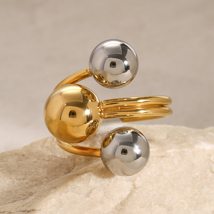 Marea Bicolour Orb Ring