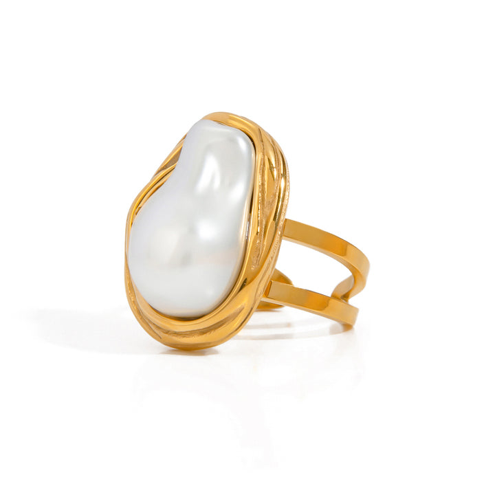 Ondine Freeform Pearl Cuff Ring