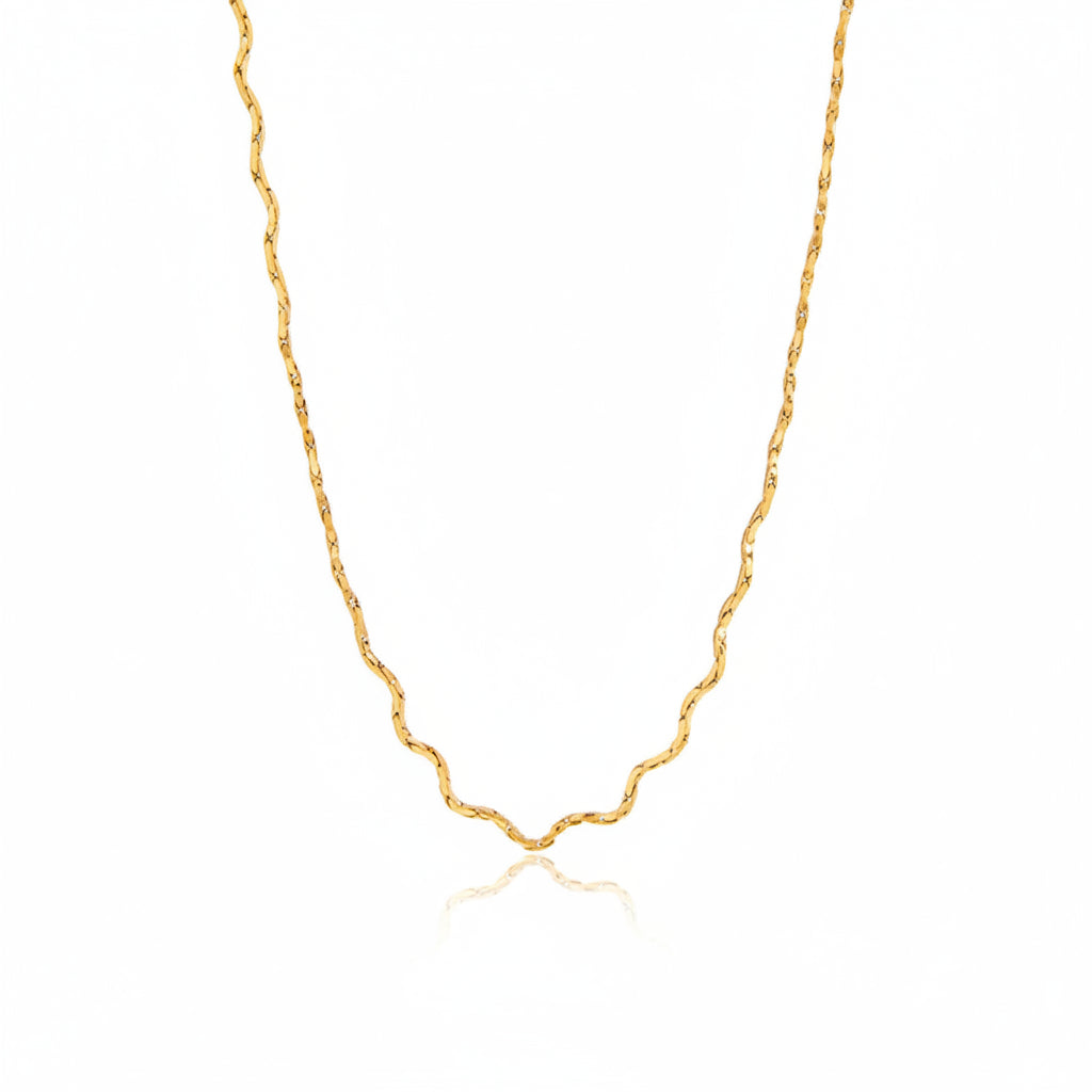 Marea Ridged Chain Necklace