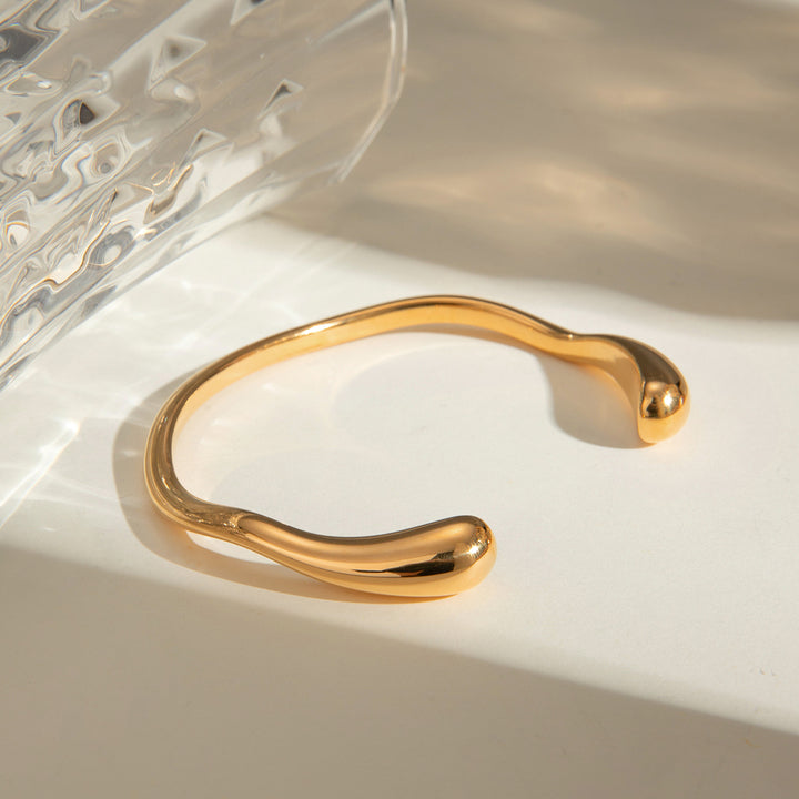 Marea Mirror-Polished Open Bracelet